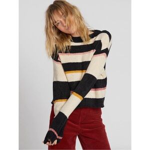 Volcom Madame Shady Knit Sweater ▫️⚜️🔲